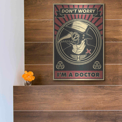 Luxe Metal Art 'Doctor' Metal Wall Art,12x16