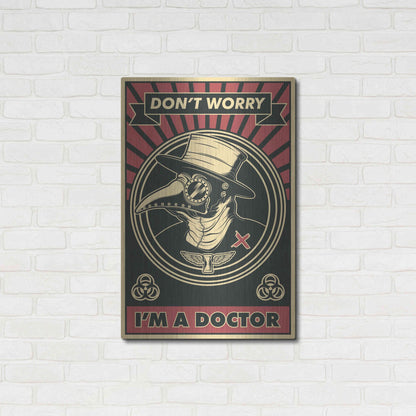 Luxe Metal Art 'Doctor' Metal Wall Art,24x36