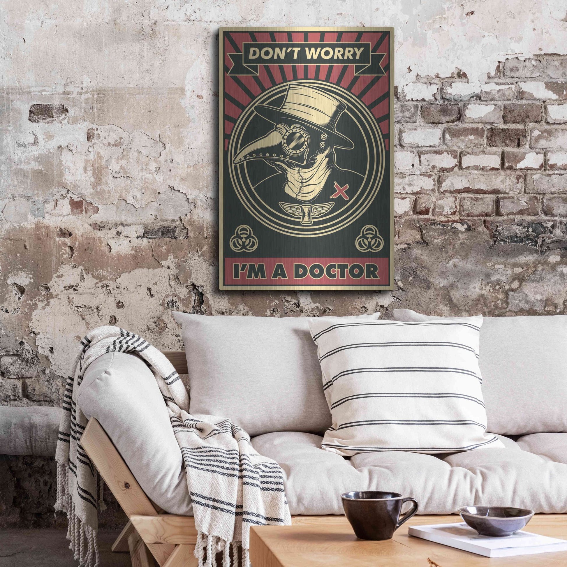 Luxe Metal Art 'Doctor' Metal Wall Art,24x36