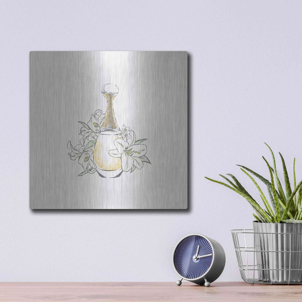 'Perfume III' by Incado – Metal Wall Art, 12x12 room view