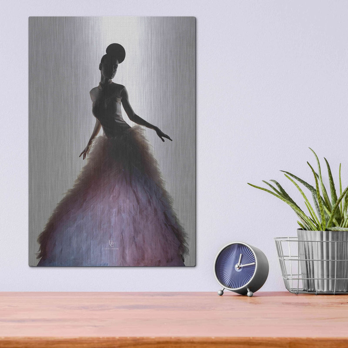 'Purmingo' by Incado – Metal Wall Art, 12x16 room view