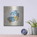 'Sea Life II' by Incado – Metal Wall Art, 12x12 room view