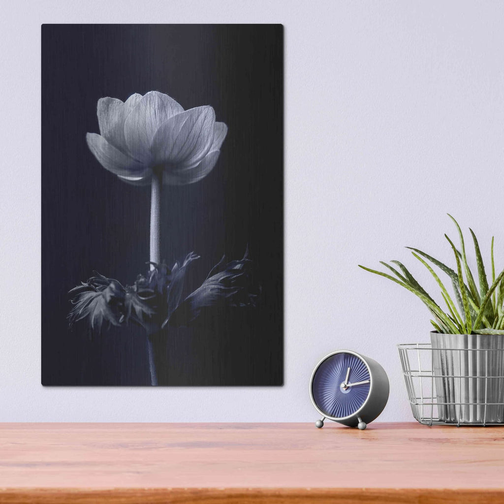 'Single Flower' by Incado – Metal Wall Art, 12x16 room view