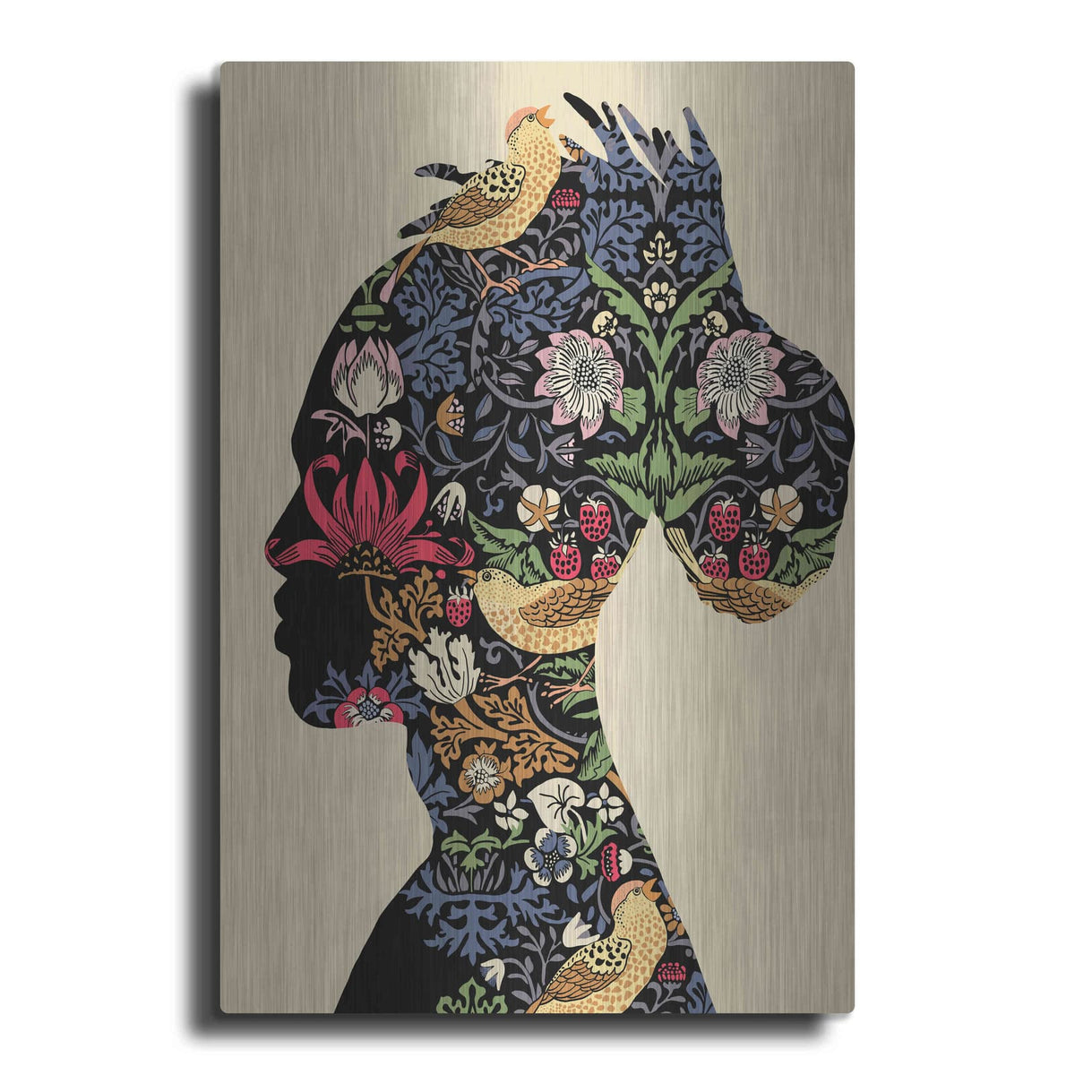 'Afro Man' by Ioana Horvat – Metal Wall Art