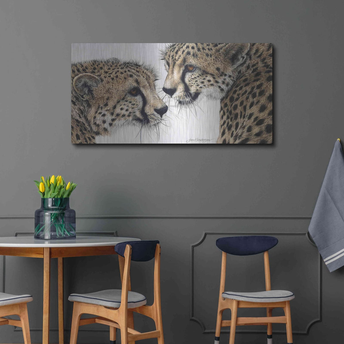 'A Special Bond' by Jan Henderson – Metal Wall Art, 48x24 room view