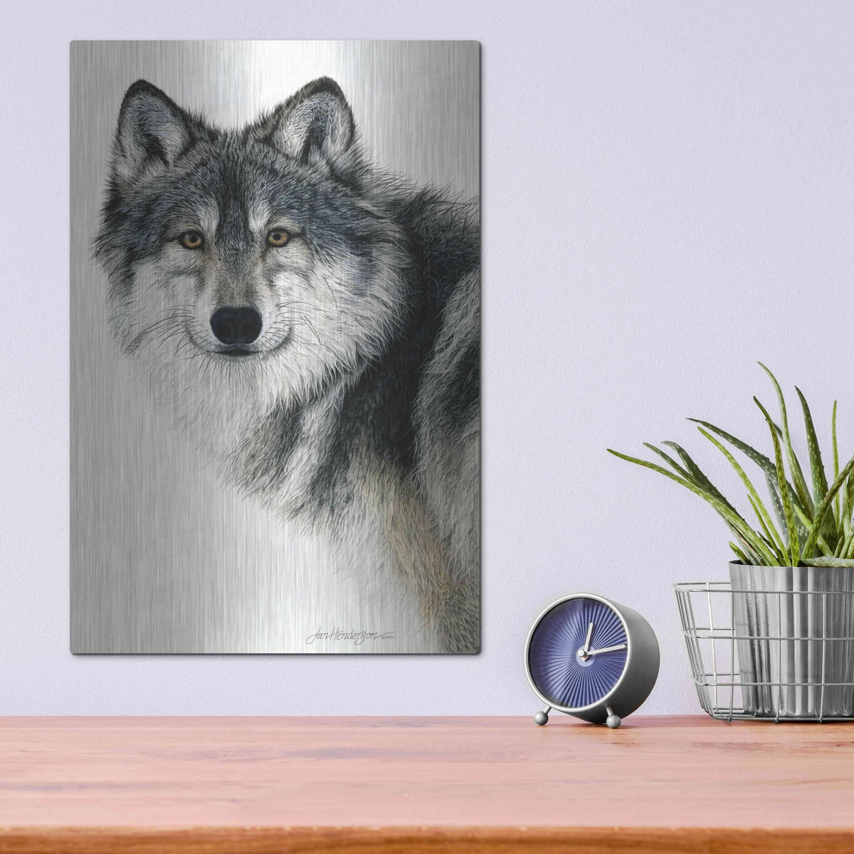 'Silent Watch' by Jan Henderson – Metal Wall Art, 12x16 room view