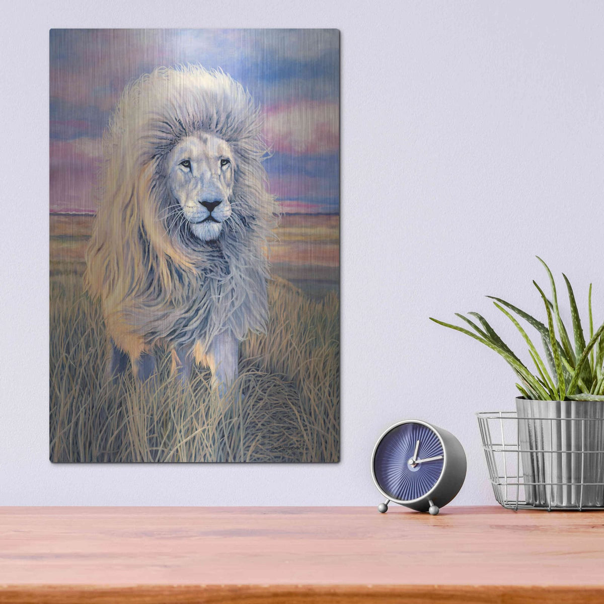 'Timbavati Messenger' by Jan Henderson – Metal Wall Art, 12x16 room view