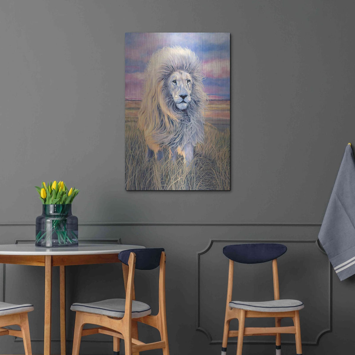 'Timbavati Messenger' by Jan Henderson – Metal Wall Art, 24x36 room view