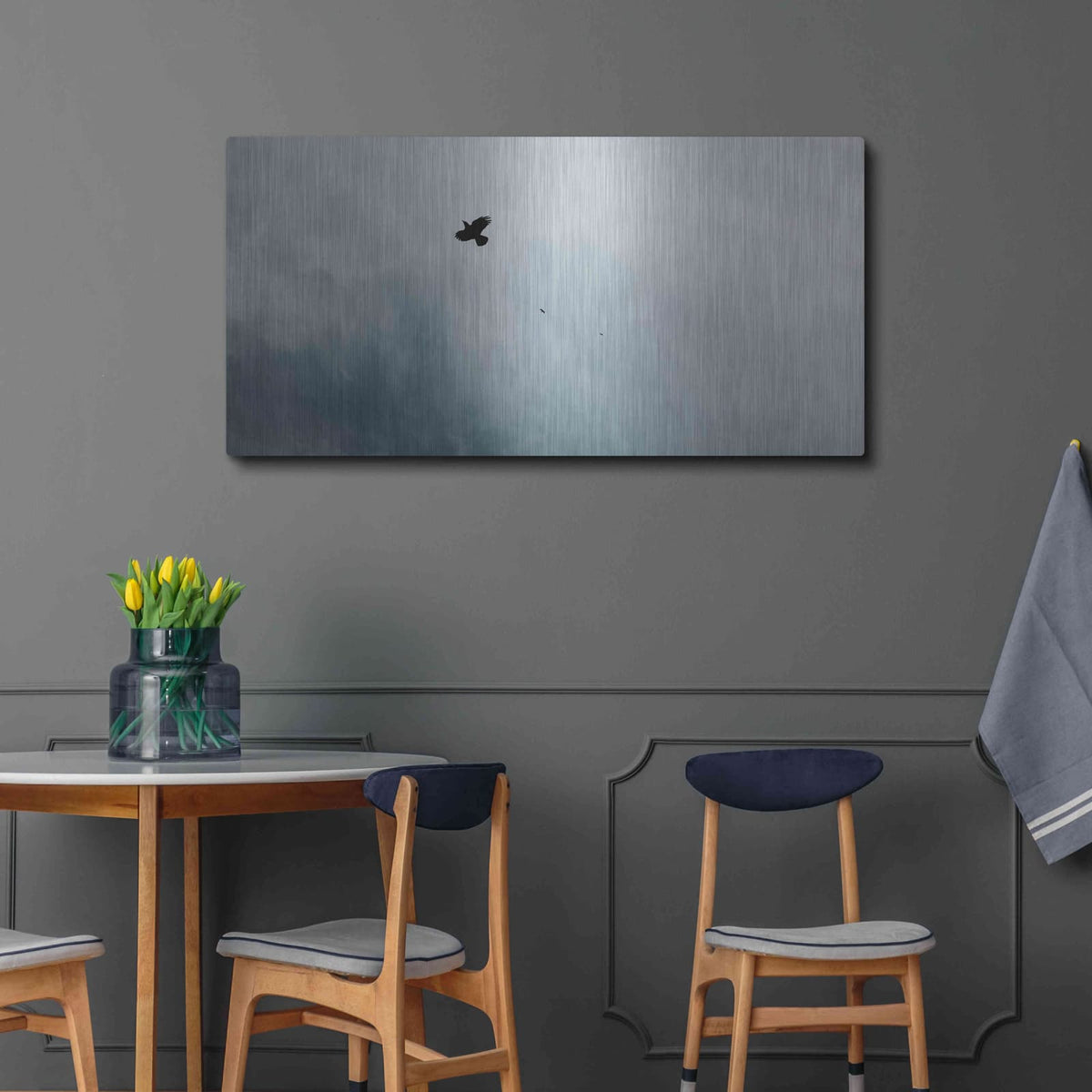 'Adventurous' by Luxe Metal Portfolio – Metal Wall Art, 48x24 room view