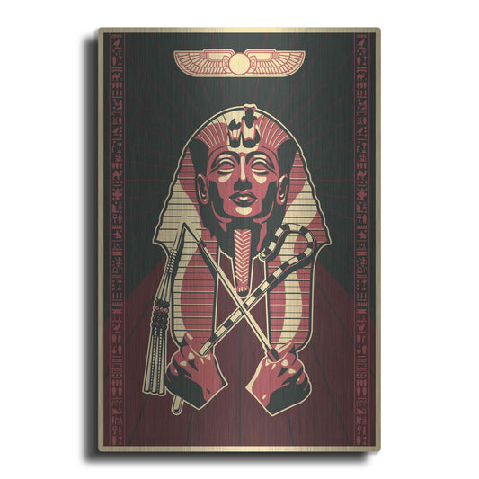 Luxe Metal Art 'Pharoah' Metal Wall Art