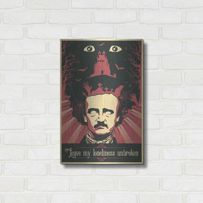 Luxe Metal Art 'Poe' Metal Wall Art,16x24