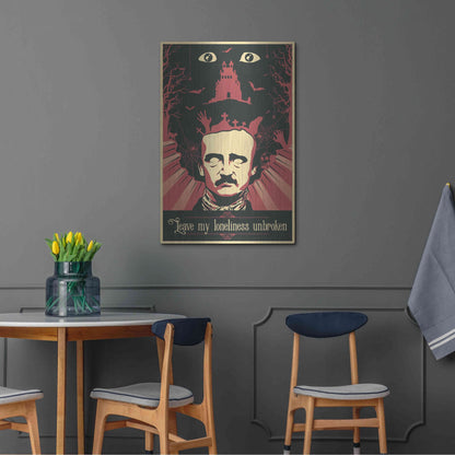 Luxe Metal Art 'Poe' Metal Wall Art,24x36