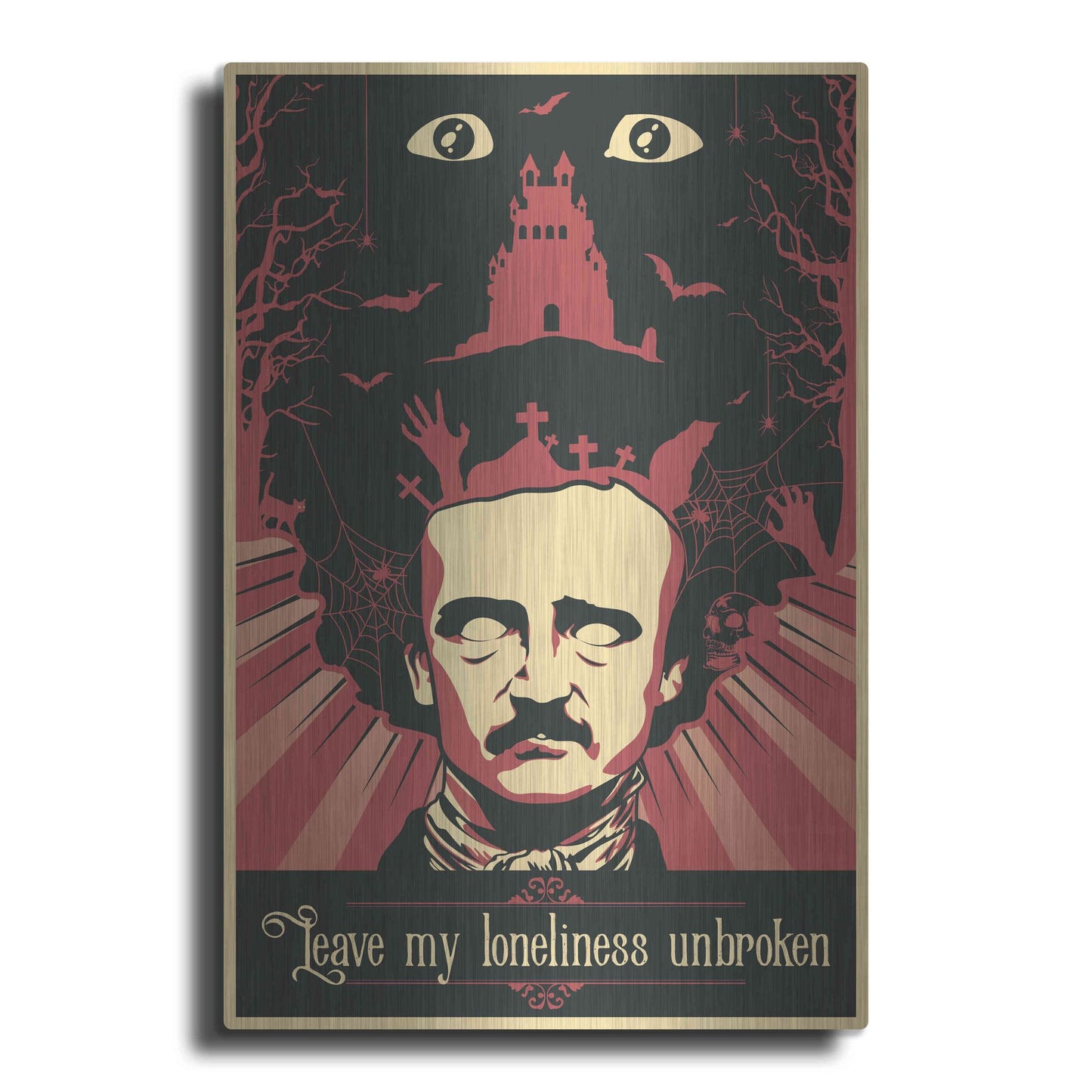 Luxe Metal Art 'Poe' Metal Wall Art