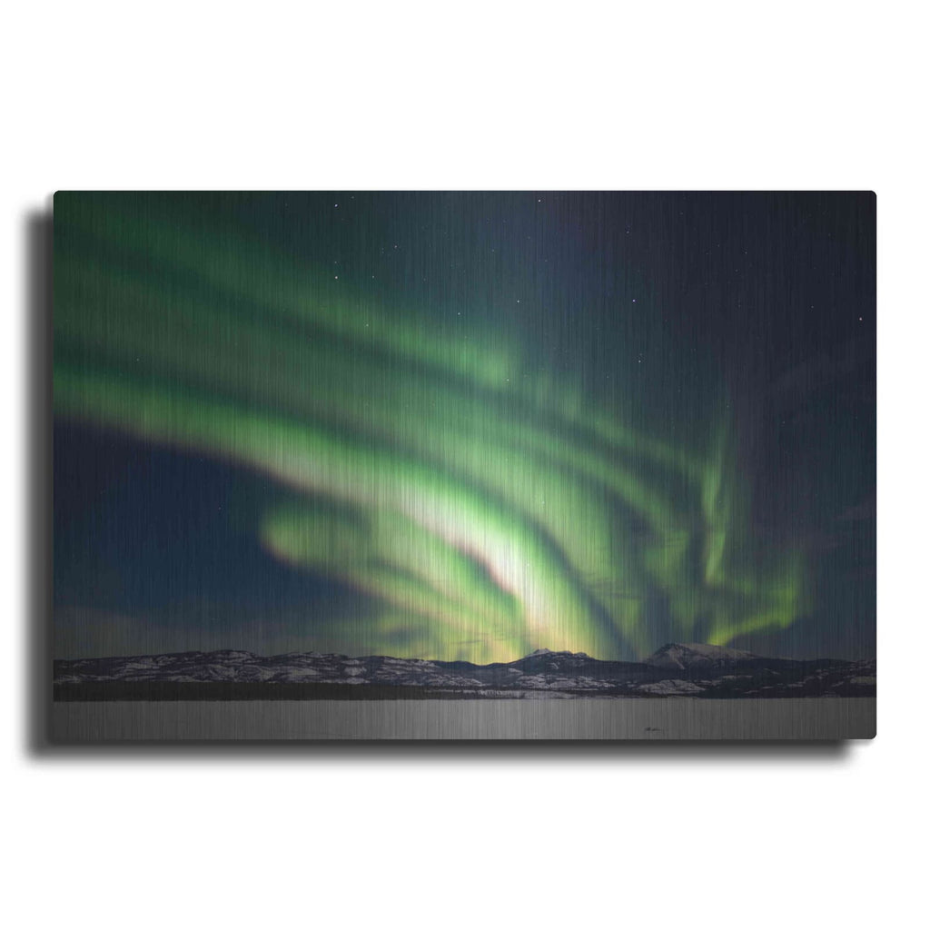 'Dancing Northern Lights' by Luxe Metal Portfolio – Metal Wall Art