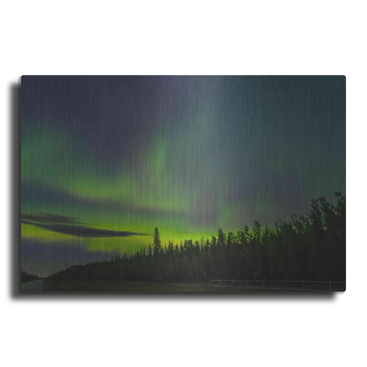 'Northern Lights 3' by Luxe Metal Portfolio – Metal Wall Art