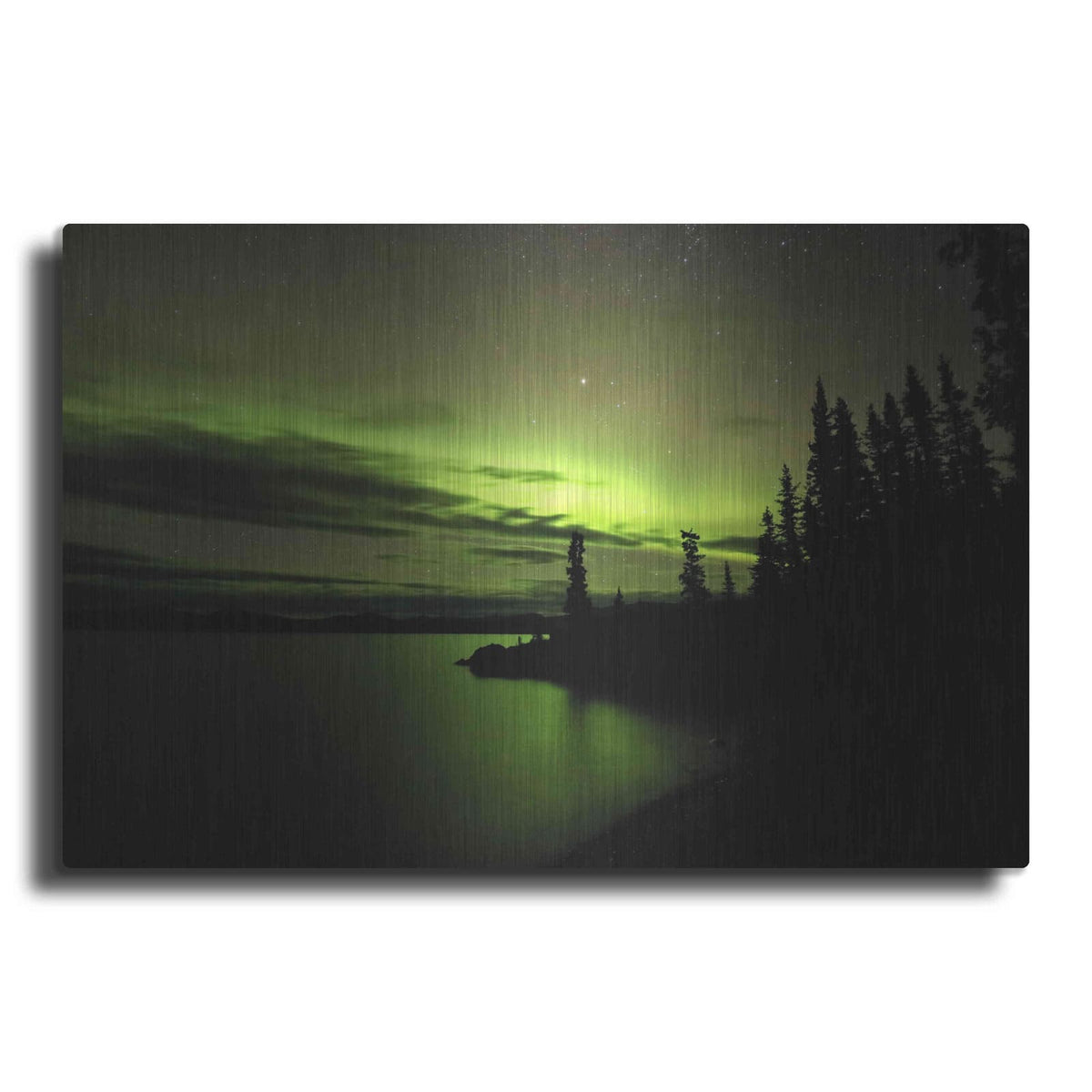 'Northern Lights 4' by Luxe Metal Portfolio – Metal Wall Art