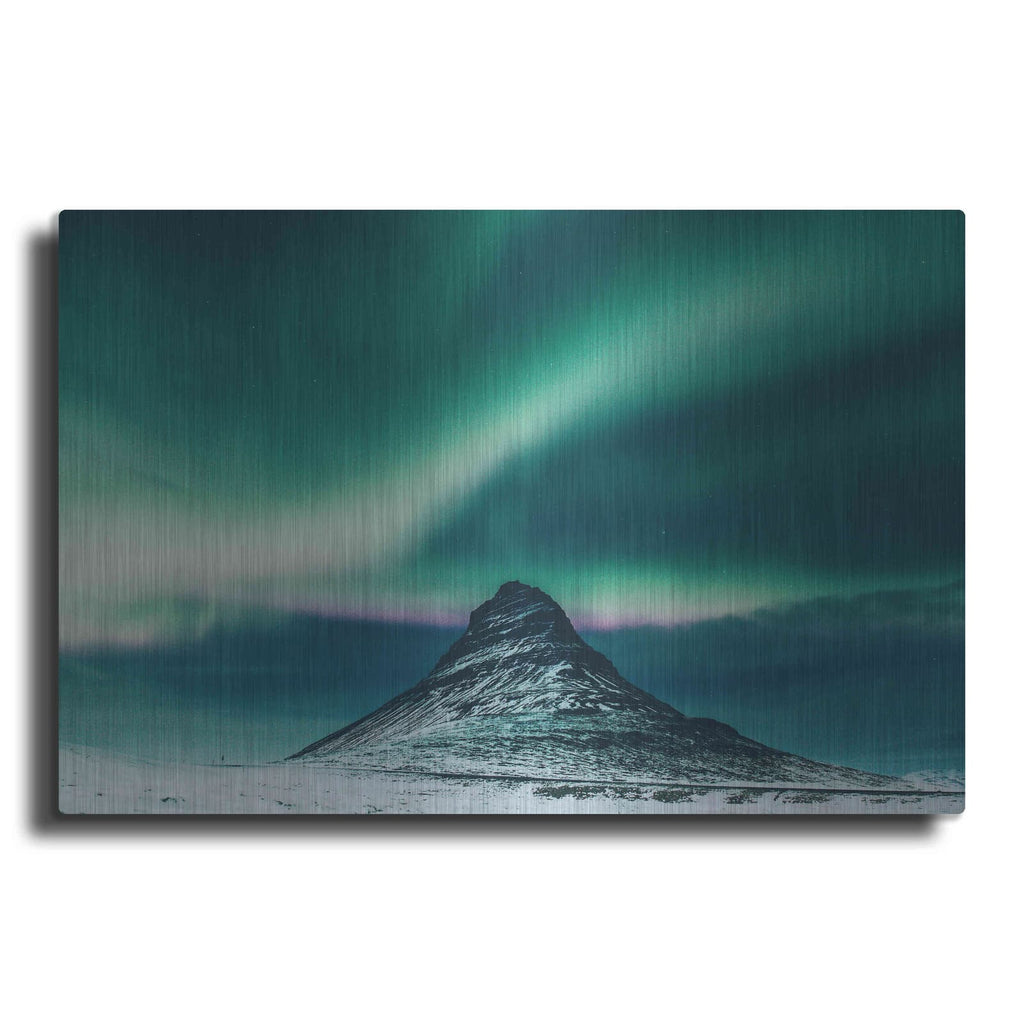 'Northern Lights 5' by Luxe Metal Portfolio – Metal Wall Art