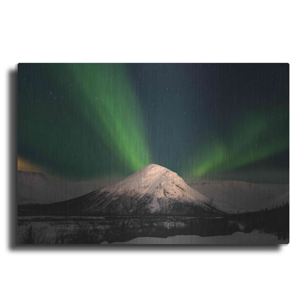 'Northern Lights 7' by Luxe Metal Portfolio – Metal Wall Art