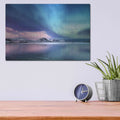 'Northern Lights In The Lofoten Islands Norway 8' by Luxe Metal Portfolio – Metal Wall Art, 16x12 room view