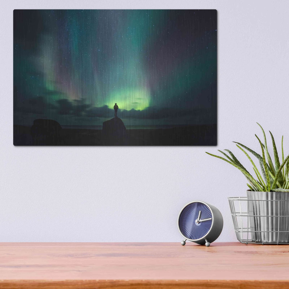 'Norway Lofoten Islands' by Luxe Metal Portfolio – Metal Wall Art, 16x12 room view