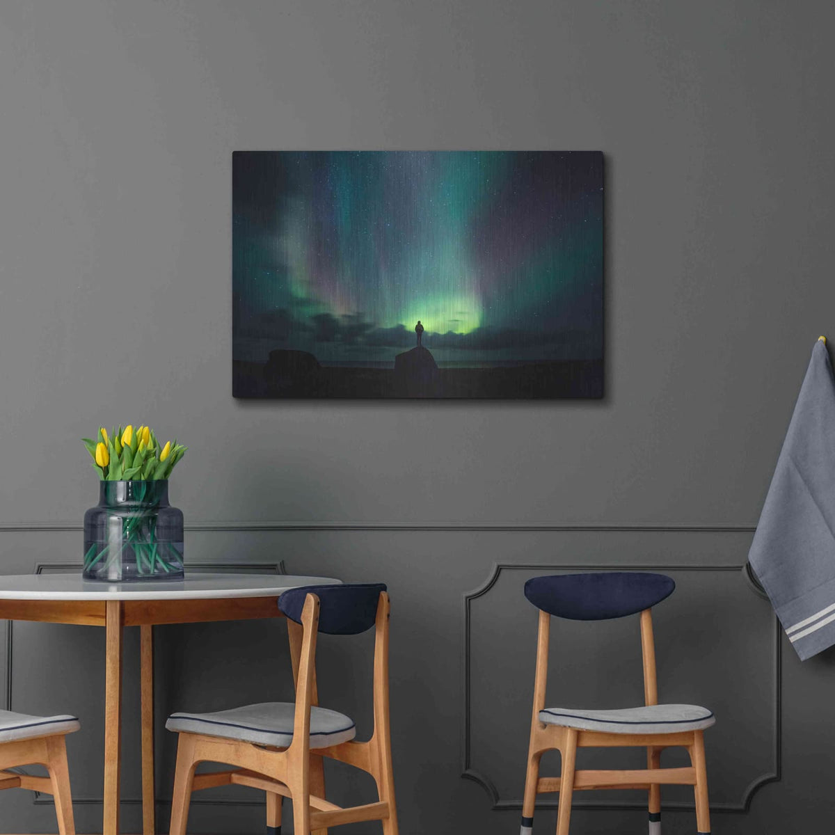 'Norway Lofoten Islands' by Luxe Metal Portfolio – Metal Wall Art, 36x24 room view