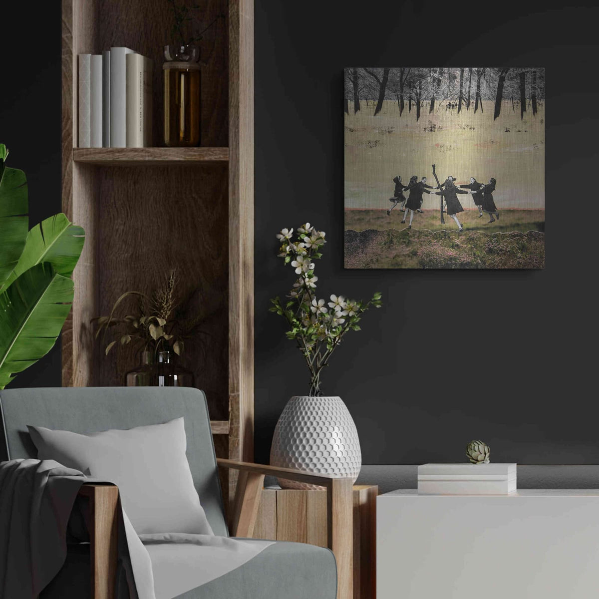 'Call Of Nature' by DB Waterman – Metal Wall Art, 24x24 room view