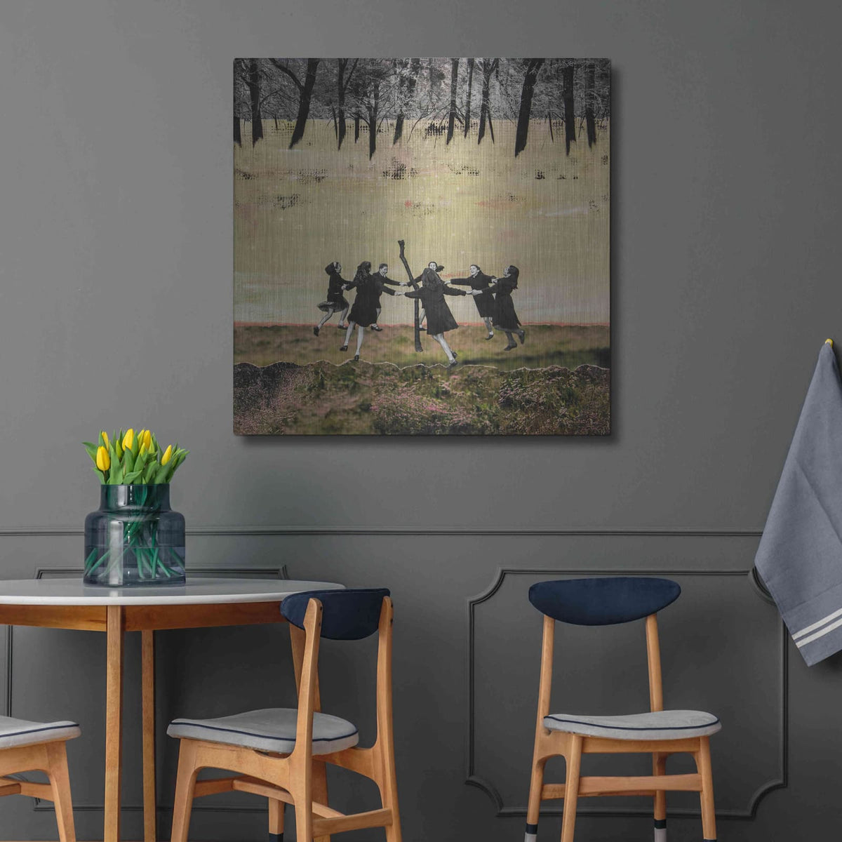 'Call Of Nature' by DB Waterman – Metal Wall Art, 36x36 room view