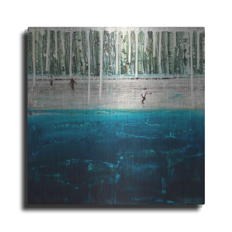 'Freezing' by DB Waterman – Metal Wall Art