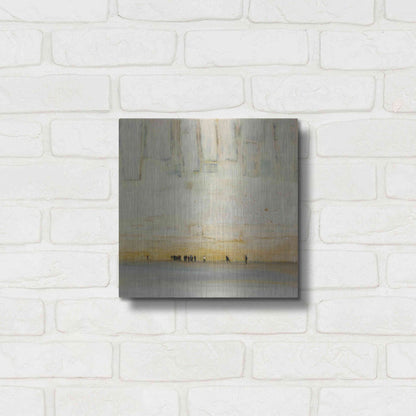 Luxe Metal Art 'No Finish Line' by DB Waterman, Metal Wall Art,12x12