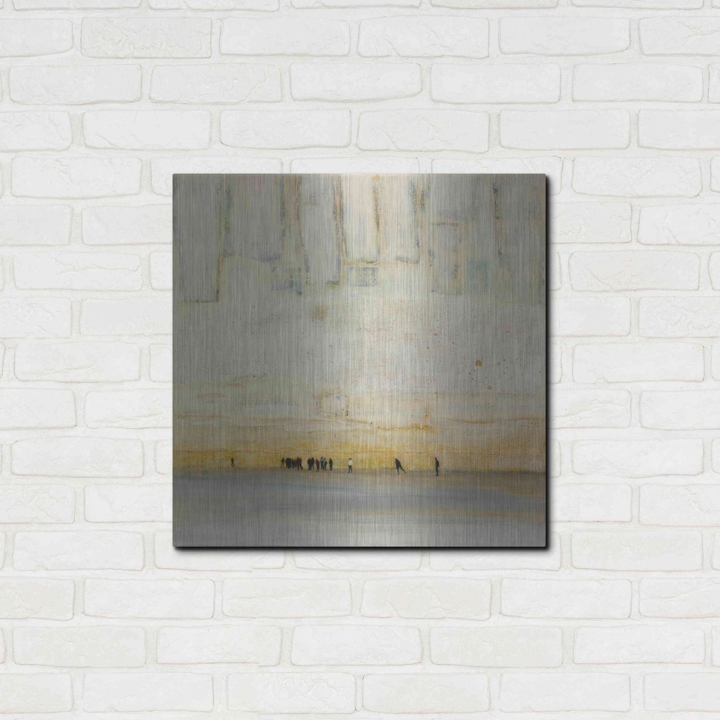 Luxe Metal Art 'No Finish Line' by DB Waterman, Metal Wall Art,24x24