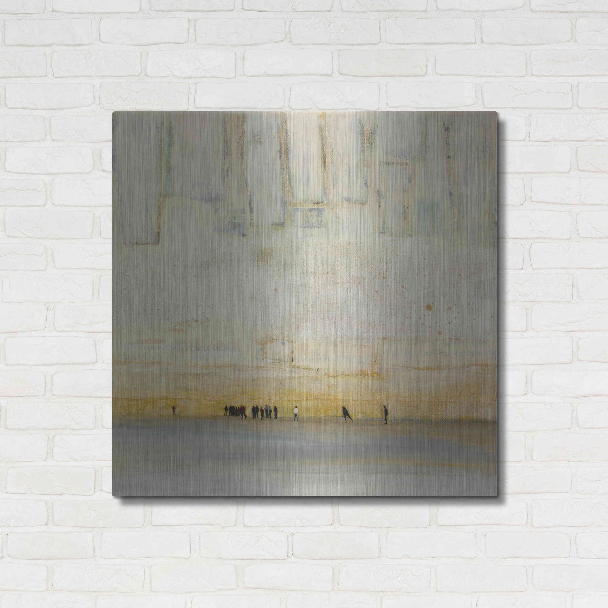 Luxe Metal Art 'No Finish Line' by DB Waterman, Metal Wall Art,36x36