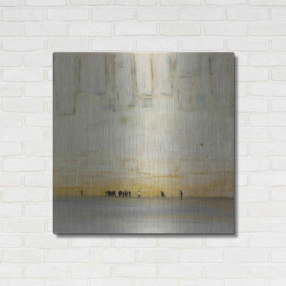 Luxe Metal Art 'No Finish Line' by DB Waterman, Metal Wall Art,36x36