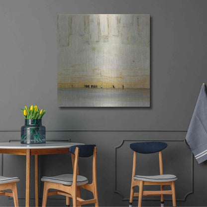 Luxe Metal Art 'No Finish Line' by DB Waterman, Metal Wall Art,36x36