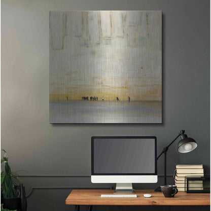 Luxe Metal Art 'No Finish Line' by DB Waterman, Metal Wall Art,36x36