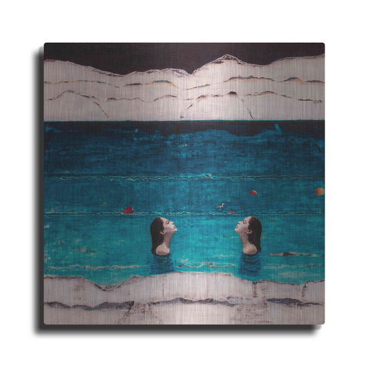 Luxe Metal Art 'Rising Waters' by DB Waterman, Metal Wall Art