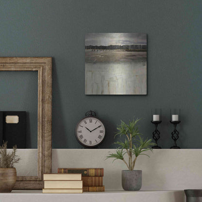 Luxe Metal Art 'Worlds Apart' by DB Waterman, Metal Wall Art,12x12