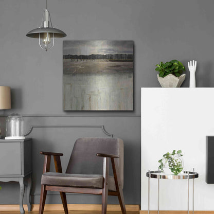 Luxe Metal Art 'Worlds Apart' by DB Waterman, Metal Wall Art,24x24