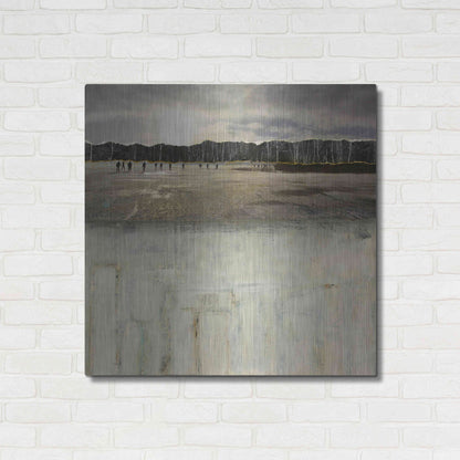 Luxe Metal Art 'Worlds Apart' by DB Waterman, Metal Wall Art,36x36