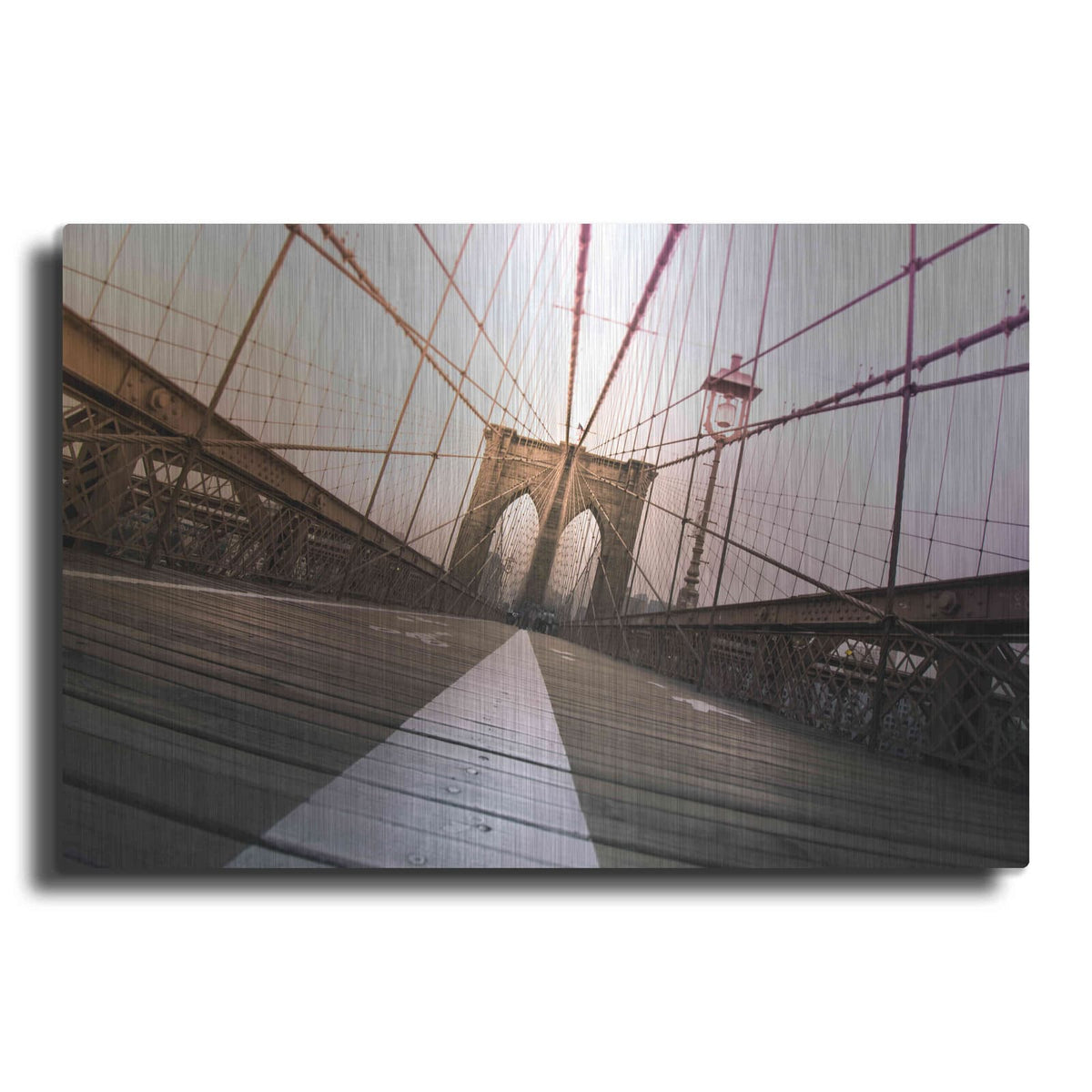 'Brooklyn Bridge, New York City' by Nicklas Gustafsson – Metal Wall Art