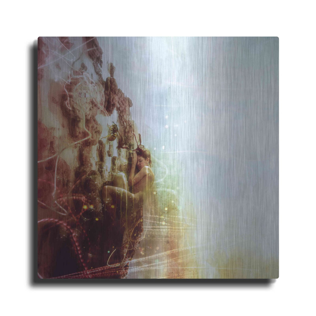 'How To Disappear Completely' by Mario Sanchez Nevado – Metal Wall Art