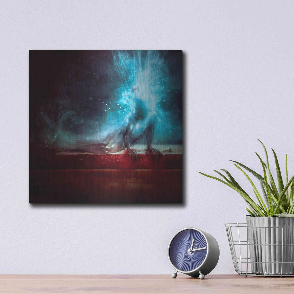 'A Dying Wish' by Mario Sanchez Nevado – Metal Wall Art, 12x12 room view