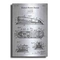 Luxe Metal Art 'Stapler Blueprint Patent White' Metal Wall Art