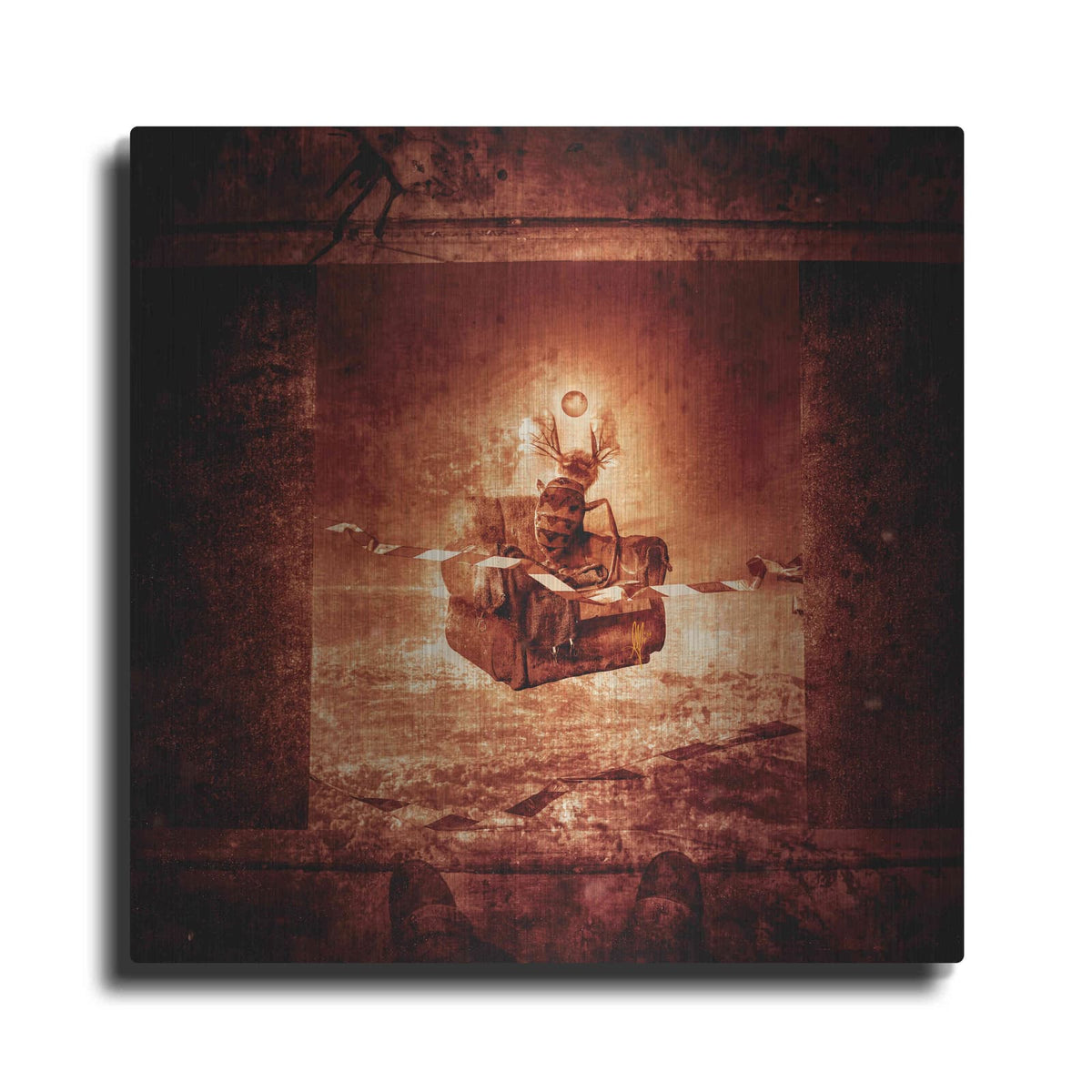 'The God That Failed' by Mario Sanchez Nevado – Metal Wall Art