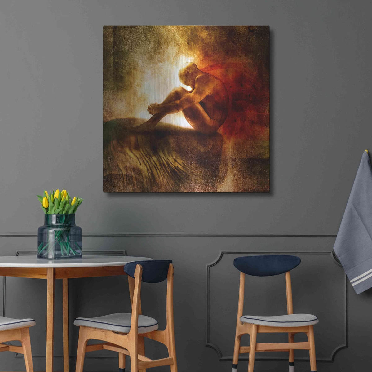 'Exile' by Mario Sanchez Nevado – Metal Wall Art, 36x36 room view