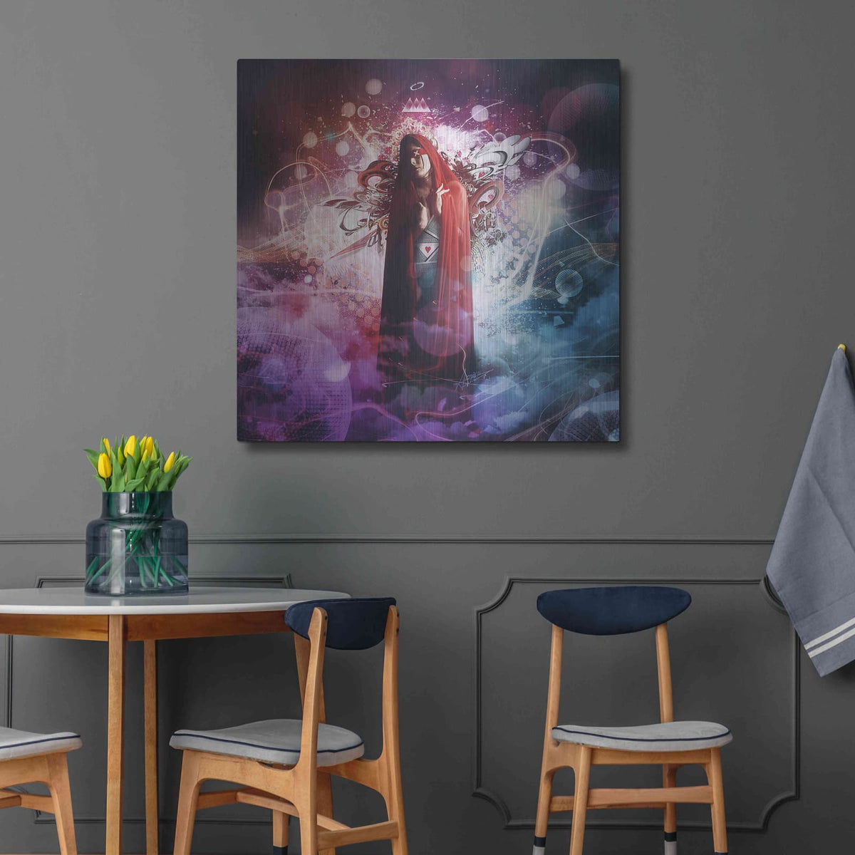'Placebo Effect' by Mario Sanchez Nevado – Metal Wall Art, 36x36 room view
