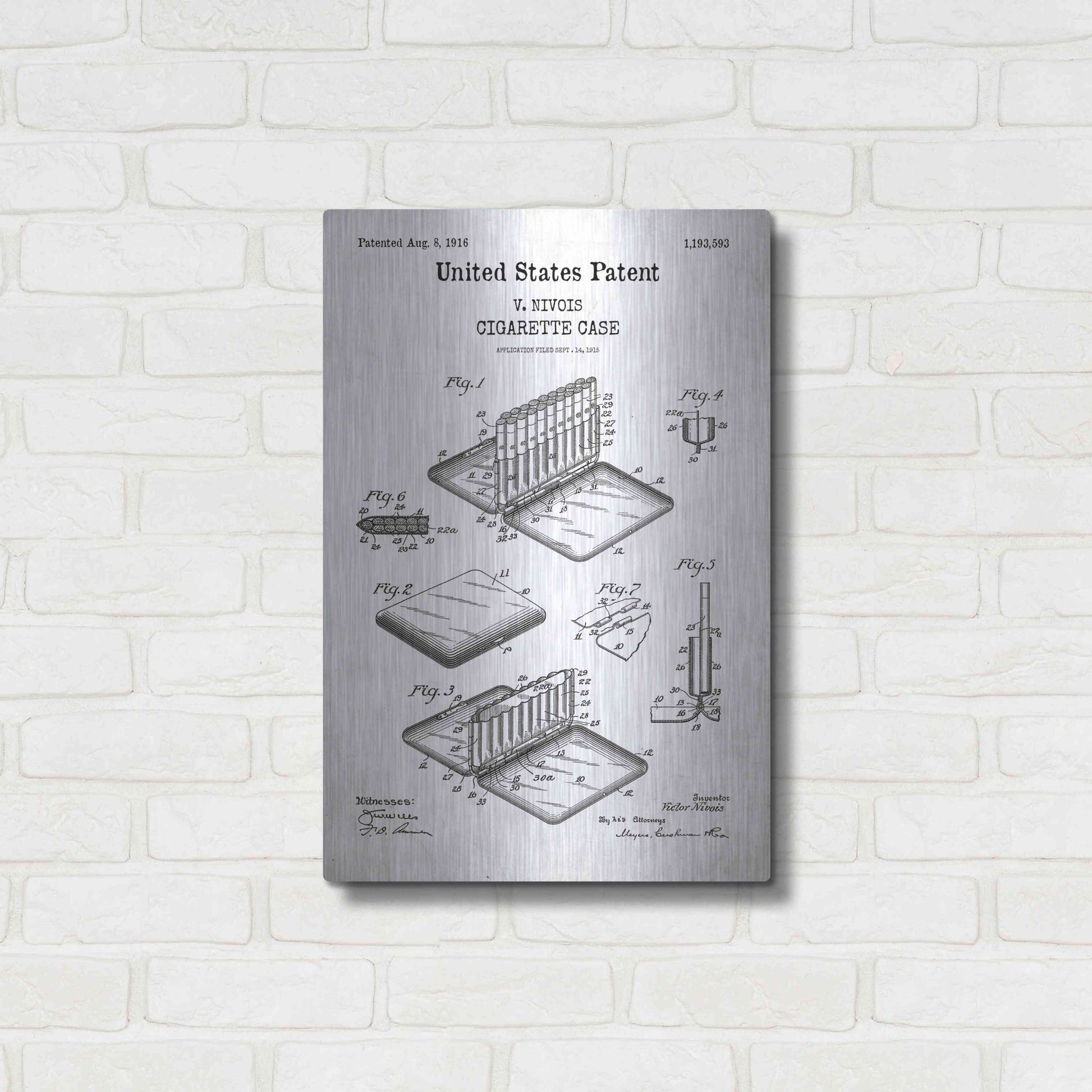 acrylic cigarette case Cigarette Case Blueprint Patent White' Acrylic Glass Wall Art – LuxeMetalArt acrylic cigarette case Cigarette Case Blueprint Patent White' Acrylic Glass Wall Art – LuxeMetalArt