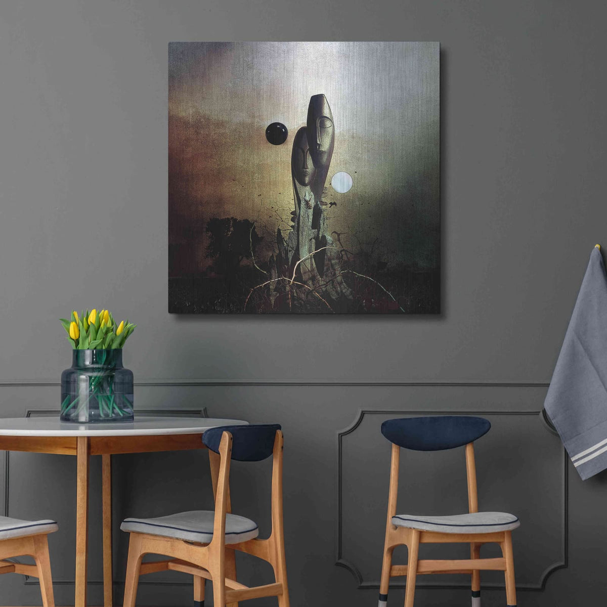 'Postlife' by Mario Sanchez Nevado – Metal Wall Art, 36x36 room view