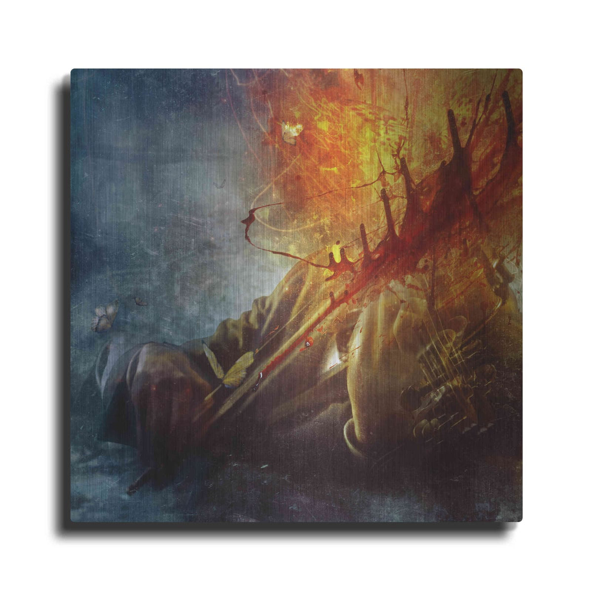 'A Look Into The Abyss' by Mario Sanchez Nevado – Metal Wall Art