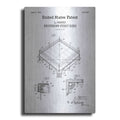 Luxe Metal Art 'Ring Buoy Blueprint Patent White' Metal Wall Art