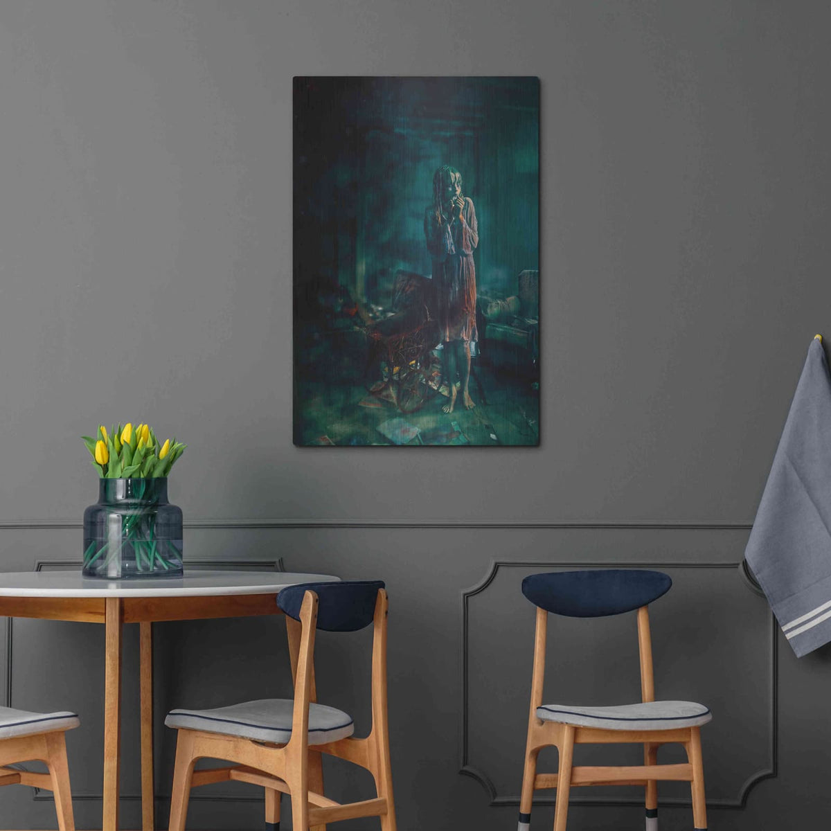 'At Night' by Mario Sanchez Nevado – Metal Wall Art, 24x36 room view